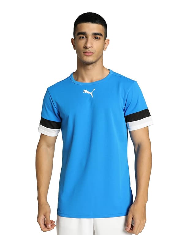 PUMA Herren Shirt XL Electric Blue Lemonade-puma Black-puma White