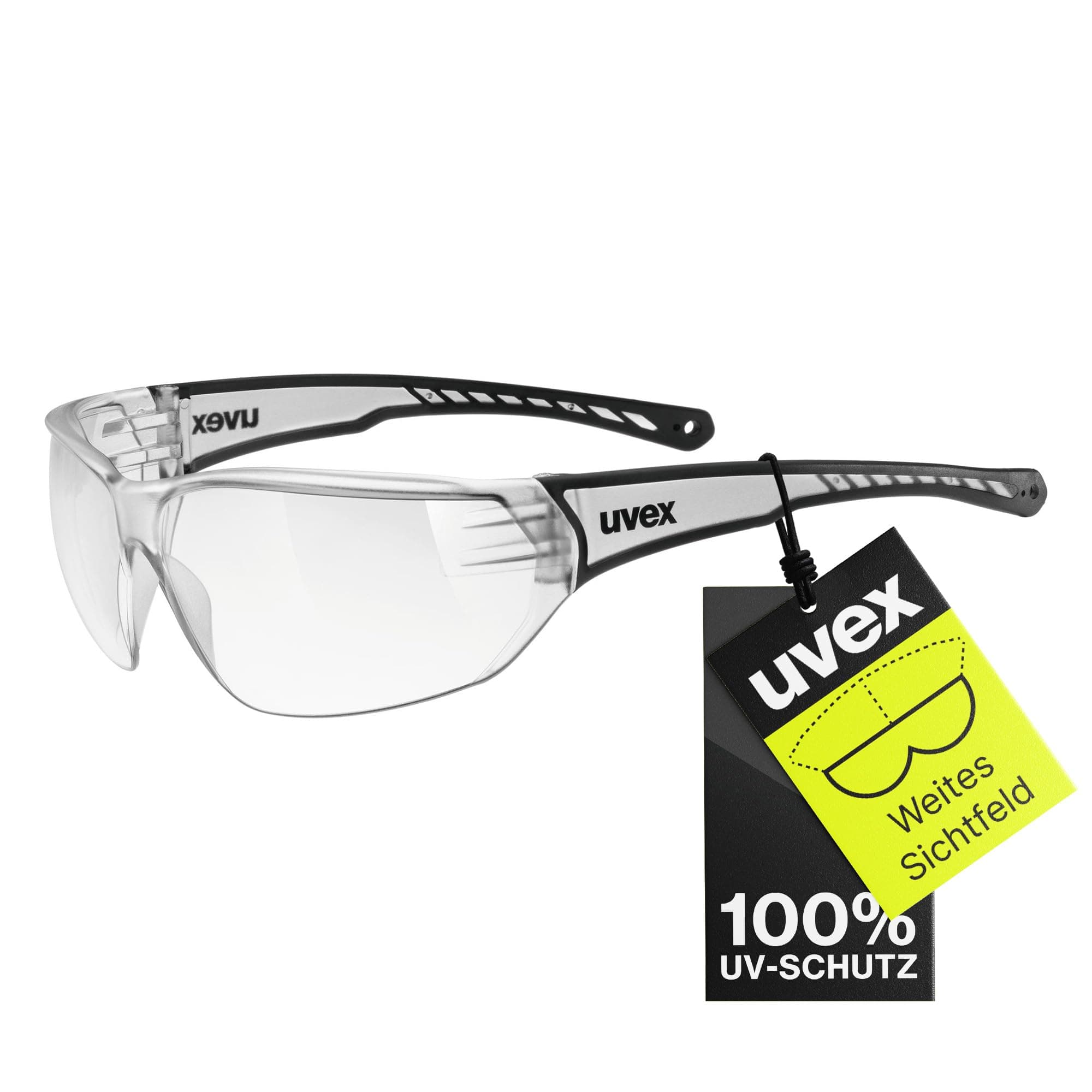uvex Unisex Uvex Sportstyle 204 Sportbrille (1er Pack) Einheitsgröße Clear/Clear