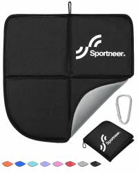 Sportneer Sitzkissen Outdoor, Sitzunterlage Outdoor Wasserdicht Oxford-Stoff Thermo Sitzkissen Faltbar FüR Camping, Wandern, Stadion Und Unterwegs，grau 1 Stück(40*40*1cm) Schwarz Angebot bei HelloDeals