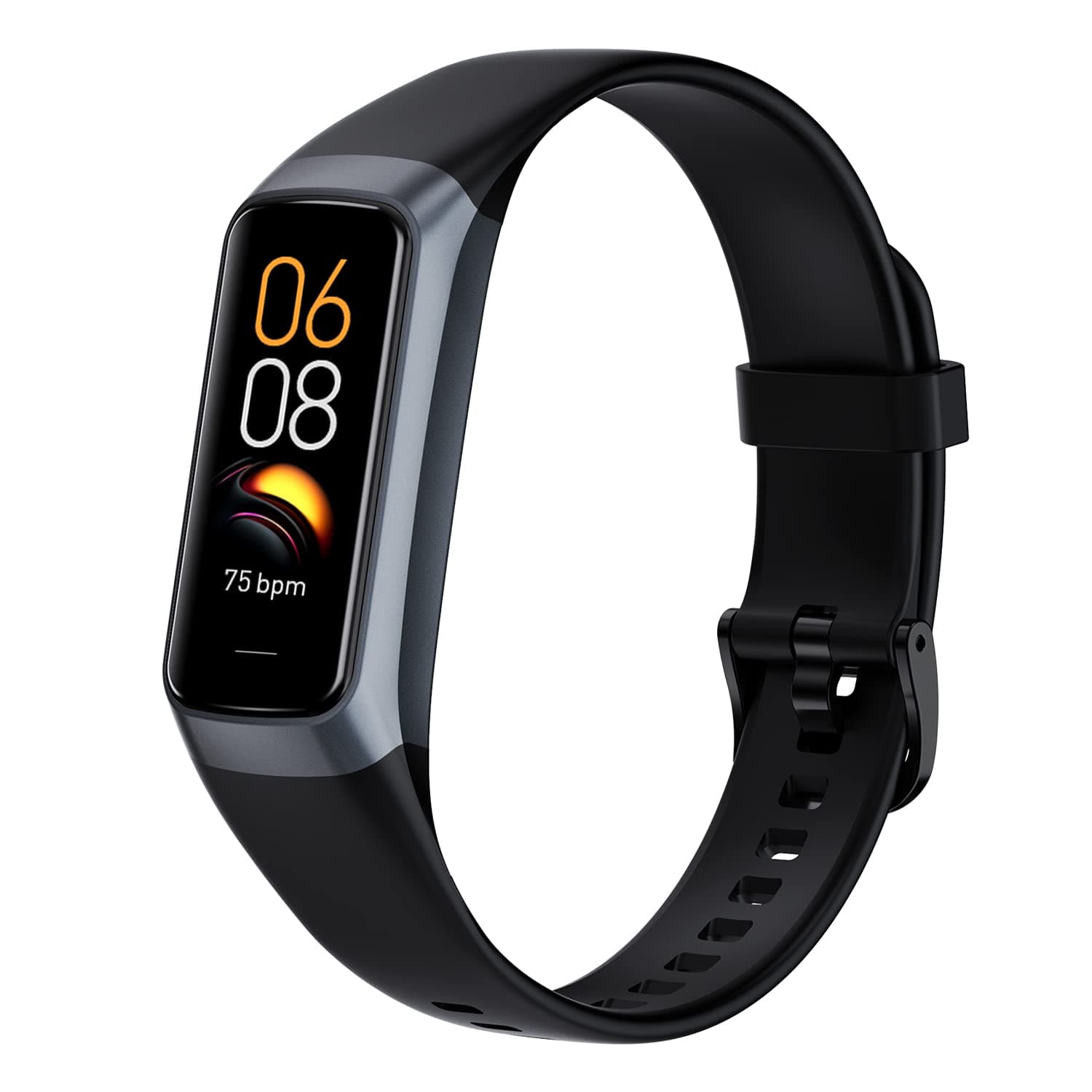 ZuJxiou Fitness Tracker 1,10" Screen Smartwatch Herren Damen, Aktivitätstracker Fitnessuhr Smart Watch mit 24h Herzfrequenz, Schlaf, Blutdruck Monitor, Sportuhr für iOS Android (Schwarz)