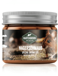 Martenbrown® Nagerschmaus Spezial Lockmittel für Mäuse & Ratten 200 ml | Knetbarer Mäuseköder für Mäusefallen | Mauslockmittel, Rattenlockmittel, Mittel gegen Mäuse Angebot bei HelloDeals
