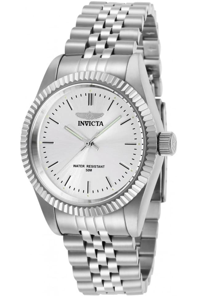 Invicta Specialty Edelstahl Damen Quarzuhrwerk - 36mm Silber
