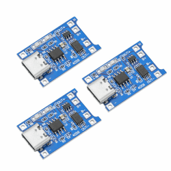 AZDelivery 3 X TP4056 Batterieladungsmodul - USB Typ C, Schutzschaltung, LED-Anzeigen - Unentbehrlich für Ihre Li-Ion oder LiPo Einzelzellenbatterien Angebot bei HelloDeals