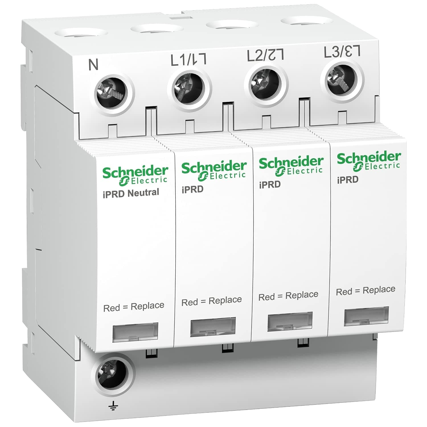 Schneider Electric Überspannungsableitung Acti9 iPRD40, 3-polig+N, Typ 2, Imax 40kA, Artikelnummer A9L40600 Steckbare Schutzmodule iPRD40