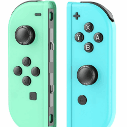 Wireless Controller kompatibel mit Switch/OLED/Lite,Ersatz L/R Pair Switch Controller Unterstützung Wake-up und 6-Achsen-Gyro-Green Angebot bei HelloDeals