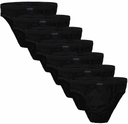BRUBAKER 7er Pack Herren Slips Baumwolle XL Schwarz Angebot bei HelloDeals