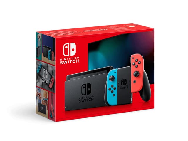 Nintendo Switch Konsole Neon-Rot/Neon-Blau (Neue Edition)