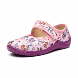 Nordan Kinder Hausschuhe Jungen und Mädchen: farbenfrohe Hausschuhe Kinder mit Klettverschluss – die idealen Schuhe für jeden Tag! 341050 25 EU Rosa 0733 Angebot bei HelloDeals