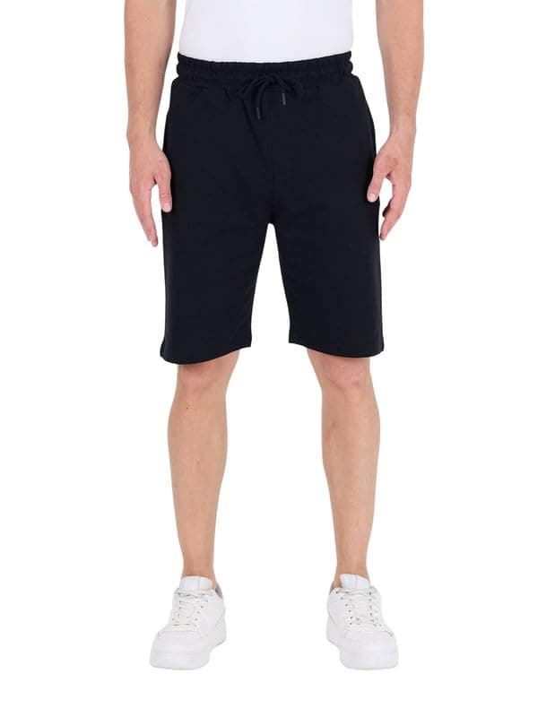 COMEOR Shorts Herren mit Reißverschluss - Baumwolle Kurze Hosen, Sporthose Kurz Männer Bermuda Jogginghose, Laufshorts Sommer Trainingshose