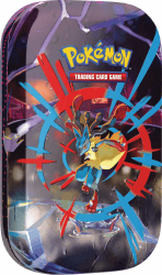 Pokémon-Sammelkartenspiel: Mini-Tin-Box Mega-Helden – Mega-Lucario (1 Sticker, 1 Bildkarte & 2 Boosterpacks) Angebot bei HelloDeals