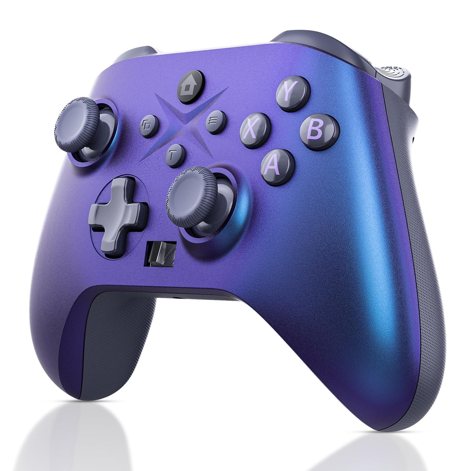 TURPOW Wireless PC Controller, Dual Shock Gamepad with Bluetooth/WiFi/Wired Vibration/Programming/Turbo für PC Windows Angebot bei HelloDeals