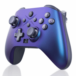 TURPOW Wireless PC Controller, Dual Shock Gamepad with Bluetooth/WiFi/Wired Vibration/Programming/Turbo für PC Windows
