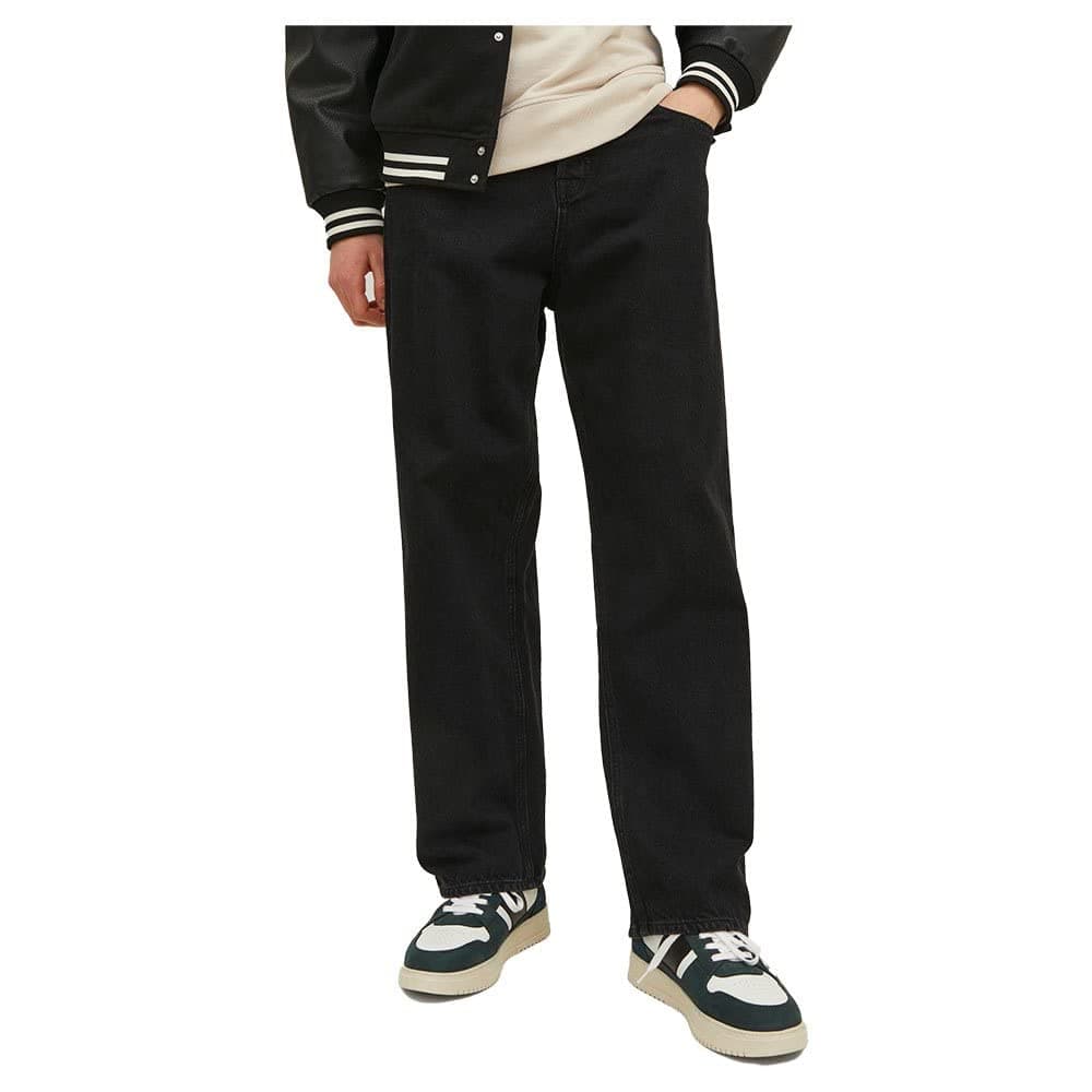JACK & JONES Male Baggy Fit Jeans JJIALEX JJORIGINAL SBD 755 LN Baggy Fit Jeans 32W / 32L Black Denim Angebot bei HelloDeals