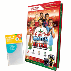 Bundle mit Topps Match Attax Champions League 2025/26-1x Adventskalender Trading Cards+ Exklusive Collect-it Hüllen Angebot bei HelloDeals