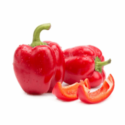 Rote Paprika | Frische Farbenfrohe Paprika (Rot, 1 KG) Rot 1000 g Angebot bei HelloDeals