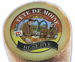 RESERVE Tete de Moine AOP Orig. Schweizer Mönchkopf Käse halber Laib ca. 400 g Angebot bei HelloDeals