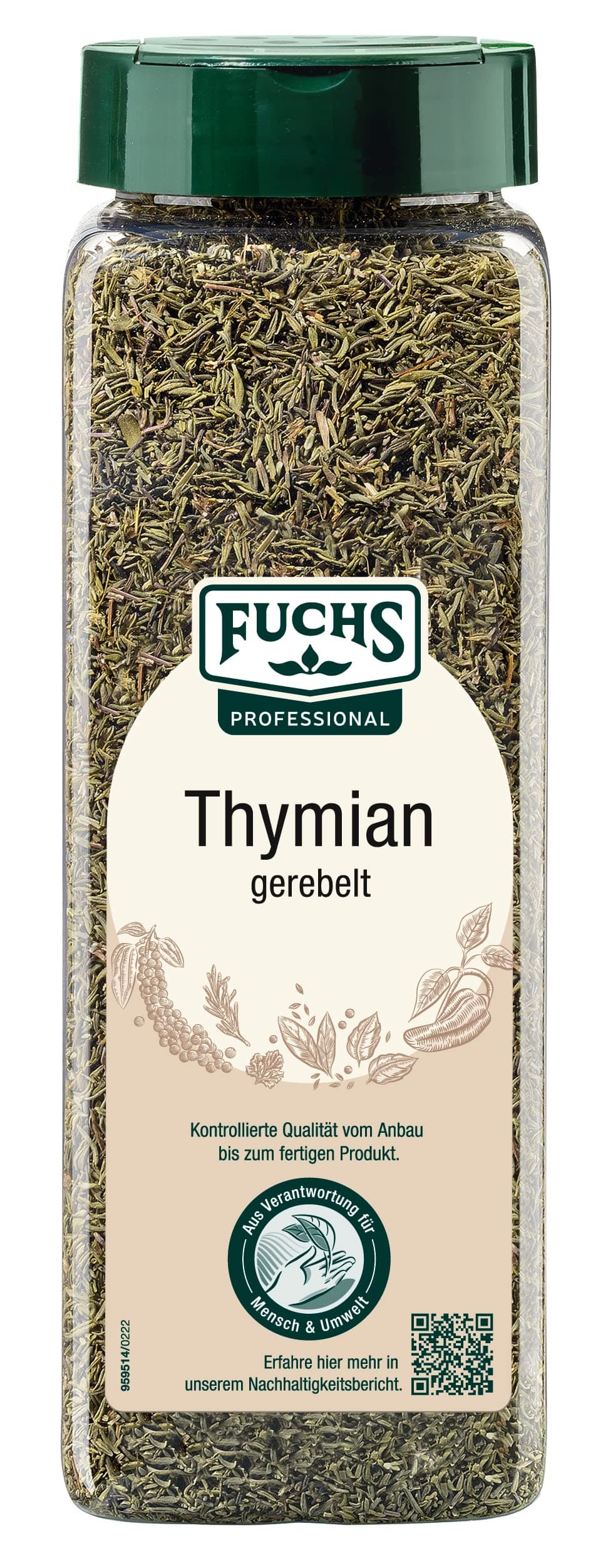 Fuchs Professional - Thymian gerebelt | 175 g in der Streudose Angebot bei HelloDeals