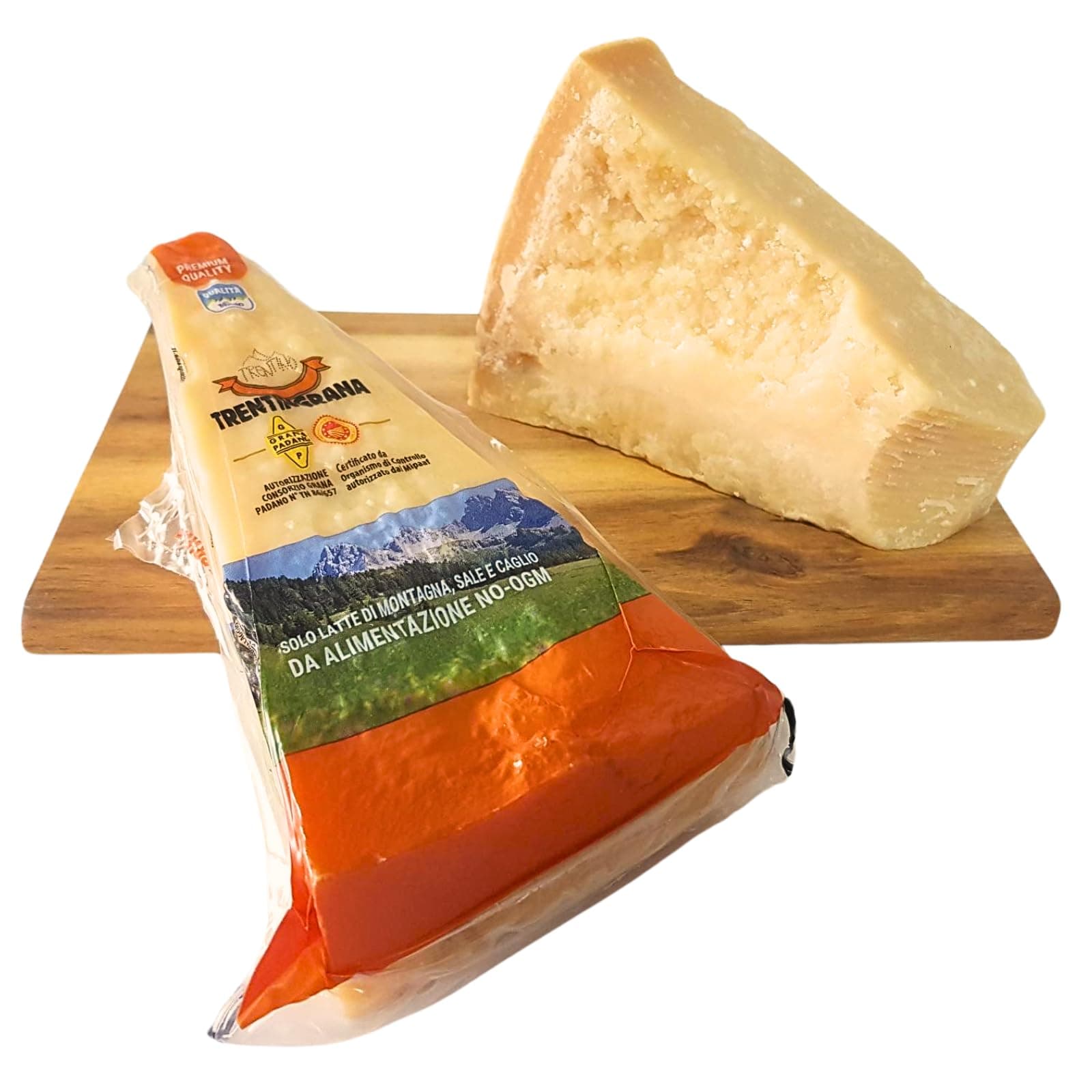 BAVAREGOLA Südtiroler Premium Käse Spezialität - Trentingrana D.O.P. - Grana Padano 300g / Italienischer Hartkäse Parmesan ähnlich aus dem Trentino Angebot bei HelloDeals