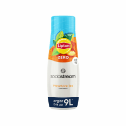SodaStream Sirup Lipton Ice Tea Pfirsich Zero - 1x Flasche ergibt 9 Liter Fertiggetränk, Sekundenschnell zubereitet und immer frisch, 440 ml Pfirsich ohne Zucker 440 ml (1er Pack) Angebot bei HelloDeals