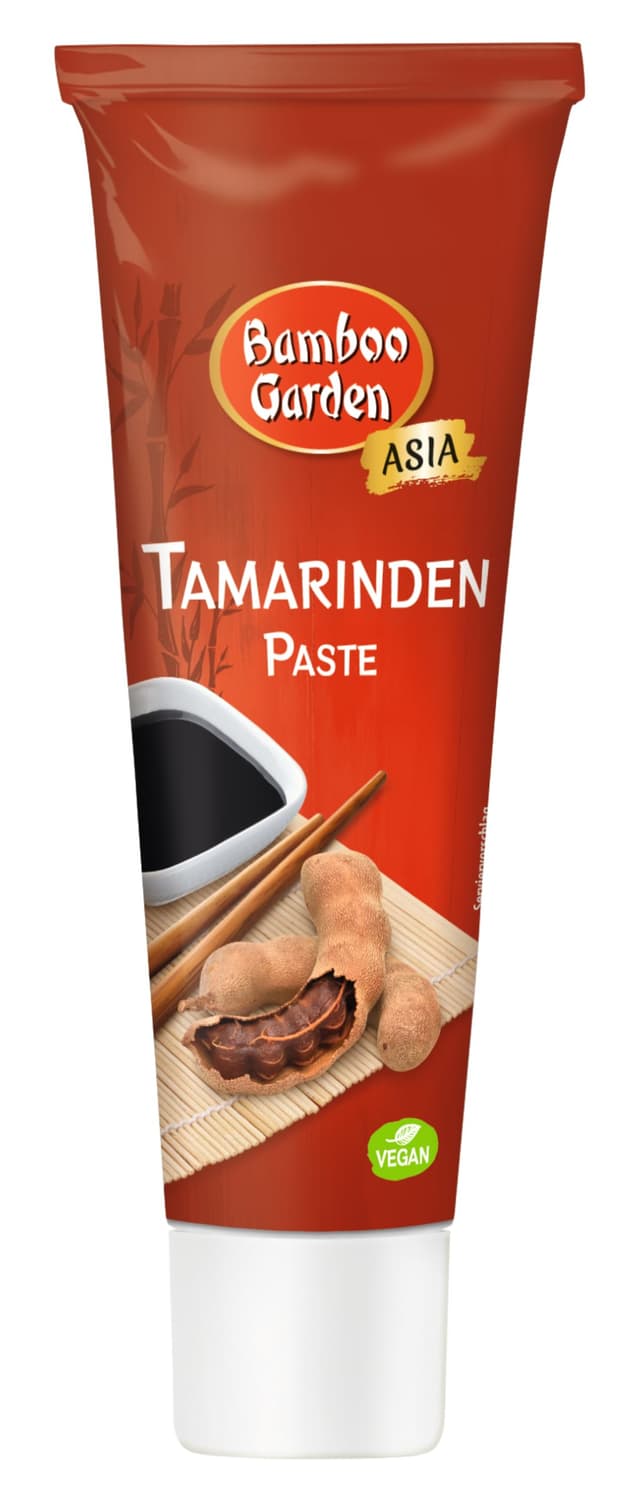 Bamboo Garden - Tamarindenpaste | Milde Würze für Currys, Chutneys und Suppen | Vegan | 50 g in der Tube