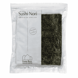 Emma Basic - Sushi Nori Seetang (40er Blatt) – jung und knusprig | hochwertig | leicht getoastet | reich an Protein & Ballaststoffen | wenig gesättigtes Fett Angebot bei HelloDeals