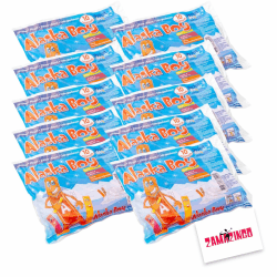 Alaska Boy Wassereis | VEGAN | 10 x 50ml (10er Pack) | Stangeneis für den Sommer, Einfrieren & genießen + Zama4Zingo Karte (Wassereis Mix) Wassereis Mix 10er Pack Angebot bei HelloDeals