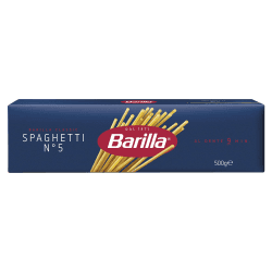 Barilla Pasta Klassische Spaghetti n.5 aus hochwertigem Hartweizen immer al dente, (1 x 500 g), geschmacklos Spaghetti 500 g (1er Pack) Angebot bei HelloDeals