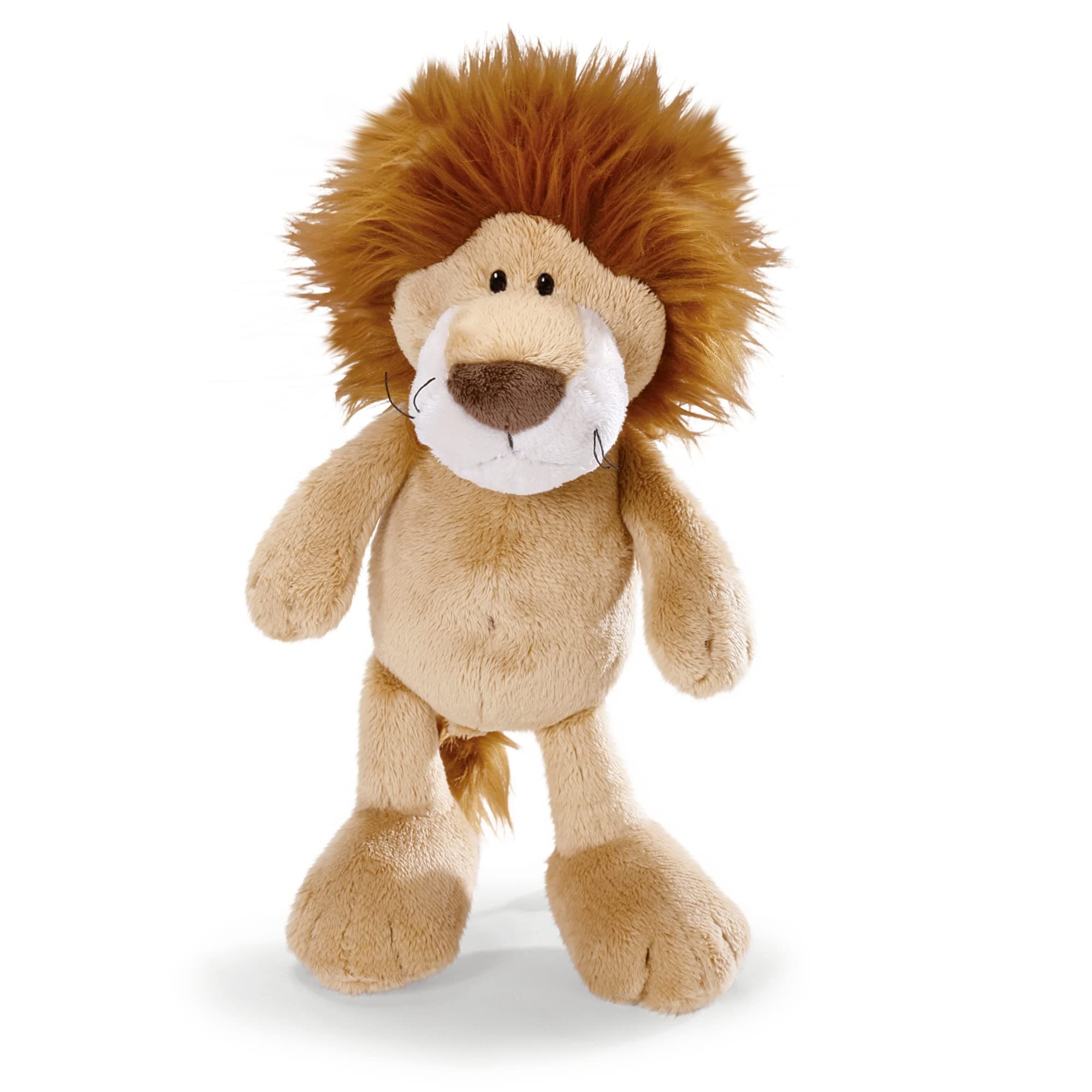 NICI 48390 Kuscheltier 25 cm Plüschtier für Mädchen, Jungen & Babys – Flauschiger Stofftier Löwe zum Spielen, Sammeln & Kuscheln – Gemütliches Schmusetier, beige Angebot bei HelloDeals