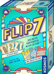 Kosmos 685430 Flip 7, deutsche Ausgabe, Kartenspiel mit schnellem und einfachen Black Jack Prinzip, für 3-18 Personen ab 8 Jahren, Spiel für große Gruppen, nominiert zum Spiel des Jahres 2025 STK Angebot bei HelloDeals