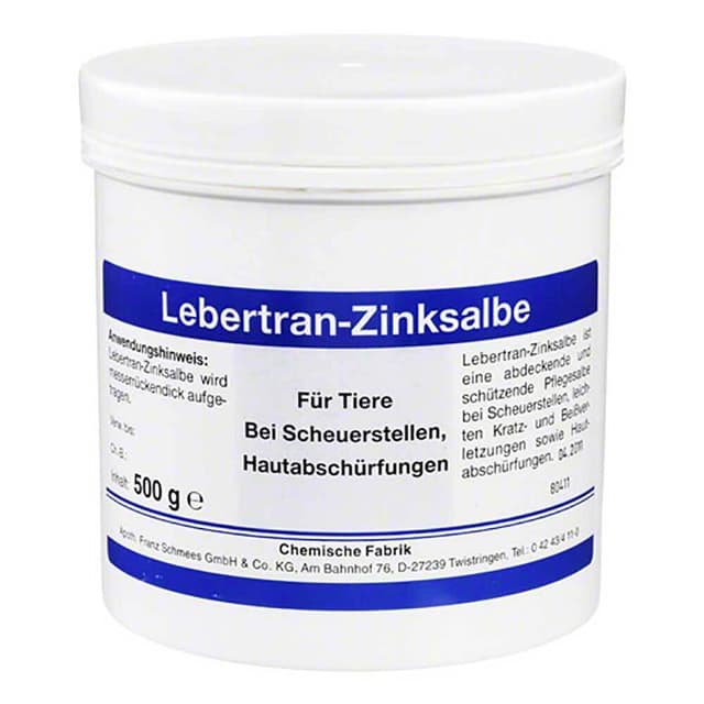 LEBERTRAN ZINKSALBE vet. 500 g