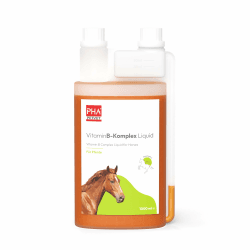 PHA Vitamin B Komplex Liquid für Pferde, gegen Stress, für Nerven, Haut, Fell, Hufe, bei B-Vitamine Mangel, zur Unterstützung der Regeneration, 1L 1000 ml Angebot bei HelloDeals