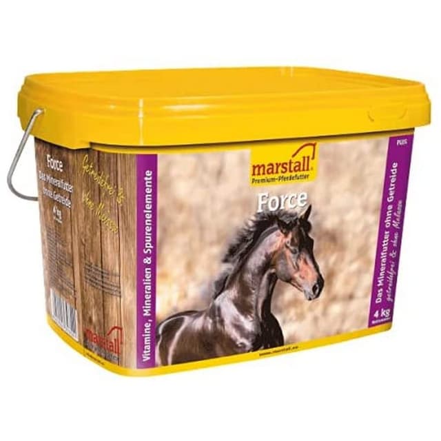 marstall Premium-Pferdefutter Force, 1er Pack (1 x 4 kilograms) Geschmacklos 4 kg (1er Pack)