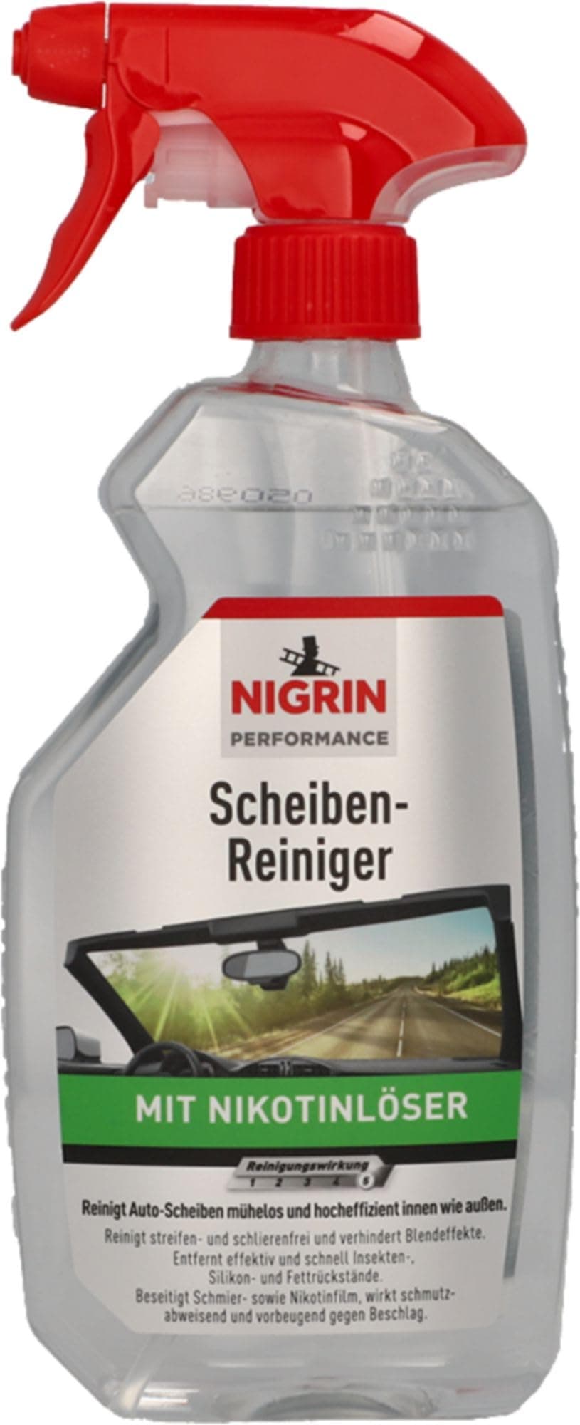 NIGRIN Scheibenreiniger, reinigt mühelos und effizient, reduziert Blendeffekte und Lichtreflektion, 500ml, Farblos Farblos 500 ml (1er Pack) Angebot bei HelloDeals