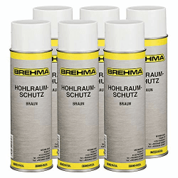 BREHMA 6X Hohlraumschutz Hohlraumversiegelung Spray 500ml Wachs Angebot bei HelloDeals