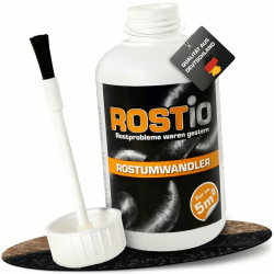 Rostio Rostumwandler 250 ml – mit Pinsel – Rostkonverter & Grundierung – für Auto, Stahl & Eisen – überlackierbar nach 6–8 h – kein Abwaschen – ergiebig bis 5 m² Angebot bei HelloDeals
