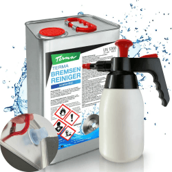 Terma Bremsenreiniger 10l Kanister Set mit Pumpsprühflasche acetonfrei, Pumpflasche Bremsenreiniger 5l 10l 20l 30l Entfetter, Bremsreiniger Montagereiniger Teilereiniger Sprühflasche, 10l + Pumpsprüher Angebot bei HelloDeals