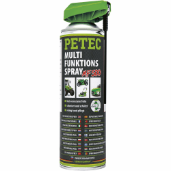 PETEC Multifunktionsspray MF500 Rostlöser Spray Reiniger Schmiermittel Pflegespray 500 ml für Auto, Bike, Fahrrad, Türschloss, Edelstahl 71250 Angebot bei HelloDeals