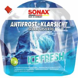 SONAX AntiFrost+KlarSicht IceFresh Gebrauchsfertig bis -20° C (3 Liter) schneller, schlierenfreier & effektiver Scheibenreiniger für den Winter | Art-Nr. 01334410 Angebot bei HelloDeals