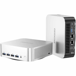 GEEKOM Mini PC A8 Max mit AMD Ryzen 7 8745HS, 2,5Gbps Dualer LAN Port, 3 Jahre Garantie, 32 GB DDR5 1 TB SSD, Mini Computer W-11 Pro | 8 USB | 8K Quad-Display, für Gaming/Kreativität/Office R7 8745HS(32+1T) Angebot bei HelloDeals