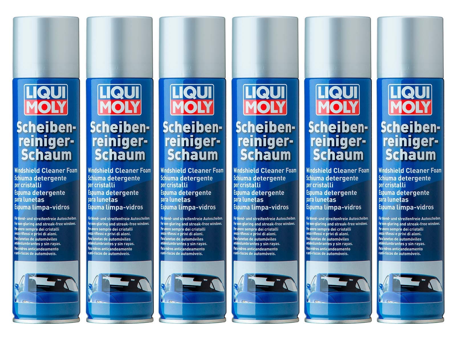 ILODA 6X Original Liqui Moly 300ml Scheibenreinigerschaum Glass Cleaner Foam 1512