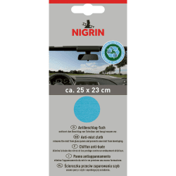 NIGRIN Antibeschlag-Tuch Eco, beugt beschlagenen Autoscheiben vor, garantiert streifenfrei, fusselfrei, reinigt Glasscheiben Aller Art, für eine klare Sicht, 25 x 23 cm Angebot bei HelloDeals