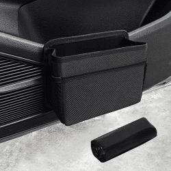 Auto Mülleimer Klein, Faltbarer Auto Seitentür Mülleimer, Wasserdichter Auslaufsicherer Mehrzweck Hängender Aufbewahrungsbox Automülleimer, Auto Zubehör innenraum, für Auto SUV Truck (Schwarz) Angebot bei HelloDeals