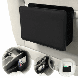 HiWODO Auto Mülleimer Klein,Mini Mülleimer auto,Faltbar Automülleimer,Mülleimer für Auto,Nappa Leder Automüllbehälter,Mehrzweck Auto Kofferraum Organizer,Auto Zubehör innenraum,Auto Organizer Schwarz Angebot bei HelloDeals