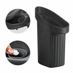 ThinsGo Mülleimer für Autotür, Mini-Mülleimer, Auto-Silikon-Container Aufbewahrungsbox, Platz in der Autotür, weniger Lärm, Silikon, Schwarz Angebot bei HelloDeals