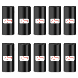 Müllbeutel, 200 Stück 10 Rollen Klein Müllbeutel für Auto Mini Müllbeutel Müllsäcke für Auto Haushalt Lebensmittel Küche Schwarz Angebot bei HelloDeals