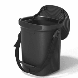 Garoopion Wasserdichter Silikon-Auto-Mülleimer, 7,2 l weicher Hänge-Abfalleimer mit Deckel, leicht zu reinigen, geeignet für Pkw, SUVs, MPVs und Lkw Angebot bei HelloDeals