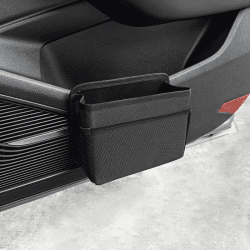 Qirc Auto Seitentür Mülleimer Faltbarer Auto Mülleimer Auto Vordersitz Aufbewahrungsbehälter Mini Tragbar Fahrzeug Innen Hängender Mülleimer Universal für SUV, LKW, Wohnmobil (Schwarz) Angebot bei HelloDeals