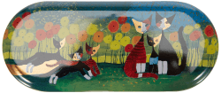 Fridolin 18717 Brillenetui Rosina Wachtmeister - All Together, Metall, bunt, 16 x 2,8 x 6,6 cm Angebot bei HelloDeals