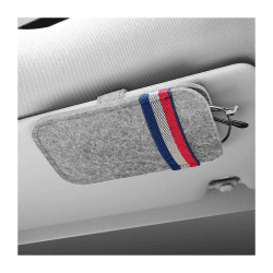 JNNJ Auto Sonnenbrillen Clip Aufbewahrungskoffer, Sonnenblende Brillenetui, Brillenhalter für Auto, Universal Autozubehör, für Autos, Lieferwagen, SUVs(Beige) Angebot bei HelloDeals