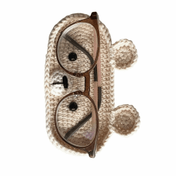 Zenlir Handgemachter gehäkelter Brillenhalter mit süßem Tiermotiv, Brillenschutz-Aufbewahrungstablett für den Schreibtisch zu Hause, Brillen-Organizer, Geschenk Angebot bei HelloDeals